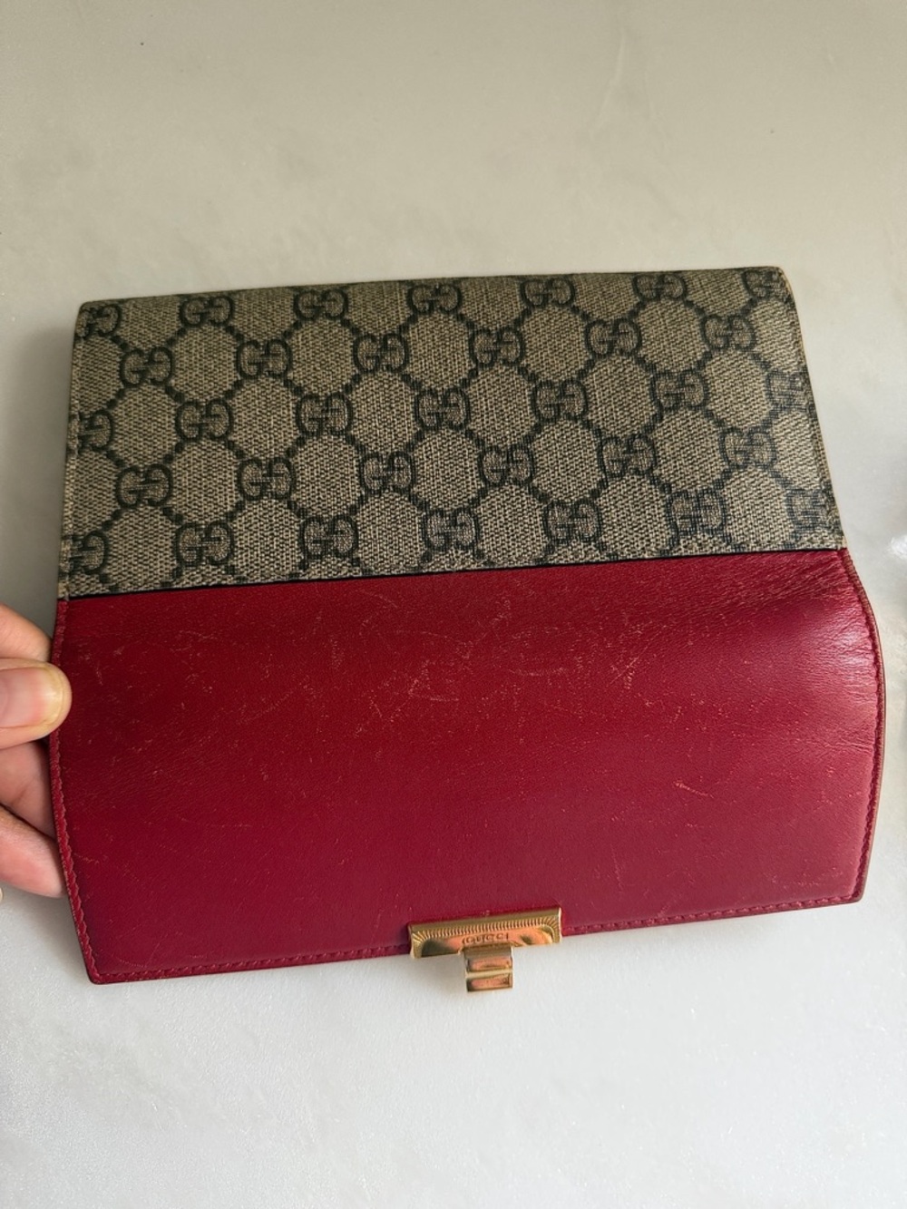 🔥Gucci wallet on chain GG supreme padlock wallet mini purse Gucci bag Gucci woc - Picture 13 of 17